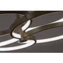Rabalux 72401 LED Pendelleuchte Isidora | 70W integrierte LED-Quelle | 5600lm | 3000-6500K | Fernbedienung | Dimmer | Seilleuchte | beige