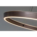 Rabalux 72402 LED Pendelleuchte Nevira | 36W integrierte LED-Quelle | 2520lm | 3000-6500K | Fernbedienung | Dimmer | Seilleuchte | braun