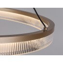 Rabalux 72471 LED Pendelleuchte Rivona | 24W integrierte LED-Quelle | 1700lm | 3000-6500K | Fernbedienung | Dimmer | Seilleuchte | gold