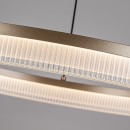 Rabalux 72471 LED Pendelleuchte Rivona | 24W integrierte LED-Quelle | 1700lm | 3000-6500K | Fernbedienung | Dimmer | Seilleuchte | gold