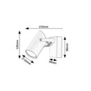 Rabalux 98073043 Wandleuchte Maximilian  GU10