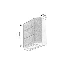 Rabalux 7320 LED-Außenwandleuchte Lippa 1x6W | 150lm | 3000 K | IP54 - weiß
