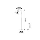 Rabalux 98074003 Stehlampe Azim E27