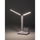 Rabalux 74032 LED Tischlampe Elumo | 5W integrierte LED-Quelle | 300lm | 3000/4000/6000K | mit Schalter | Dimmer | weiß