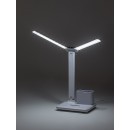 Rabalux 74032 LED Tischlampe Elumo | 5W integrierte LED-Quelle | 300lm | 3000/4000/6000K | mit Schalter | Dimmer | weiß