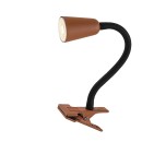 Rabalux 74090 Tischlampe Aldo GU10 | mit Schalter | mit Clip | orange