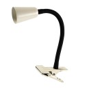 Rabalux 74091 Tischlampe Aldo GU10 | mit Schalter | mit Clip | weiß
