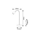 Rabalux 74094 Tischlampe Aldo GU10 | mit Schalter | grün