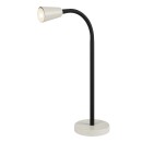 Rabalux 74093 Tischlampe Aldo GU10 | mit Schalter | weiß