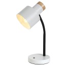 Rabalux 74098 Tischlampe Pastro E27 | mit Schalter | weiß