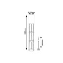 Rabalux 74106 Stehlampe Bronn E27 | mit Schalter | schwarz
