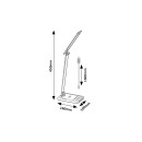 Rabalux 98074213 LED Tischlampe Traze  | 5W integrierte LED-Quelle | 190lm | 3000-6500K
