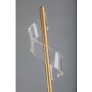 Rabalux 74415 LED Stehlampe Zofrael | 12W integrierte LED-Quelle | 760lm | 3000K | mit Schalter | gold