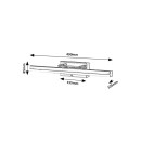 Rabalux 98075016 LED Wandleuchte über dem Spiegel Turgon | 13W integrierte LED-Quelle | 1190lm | 3000+4000+6000K