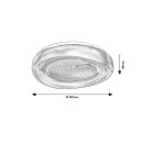 Rabalux 75059 LED Badezimmer-Deckenleuchte Dolcino | 24W integrierte LED-Quelle | 2100lm | 4000K | weiß
