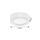Rabalux 75071 LED Außen-Deckenleuchte ShaunPlus | 7W integrierte LED-Quelle | 660lm | 4000K | weiß