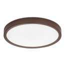 Rabalux 75080 LED Außen-Deckenleuchte Maurec | 18W integrierte LED-Quelle | 1540lm | 3000/4000/6000K | braun