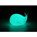 Rabalux 76041 LED Tischlampe Lightimals | 0,1W integrierte LED-Quelle | mit Schalter | rgb - farbig | weiß