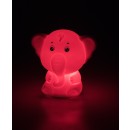 Rabalux 76042 LED Tischlampe Lightimals | 0,1W integrierte LED-Quelle | mit Schalter | rgb - farbig | weiß