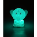 Rabalux 76042 LED Tischlampe Lightimals | 0,1W integrierte LED-Quelle | mit Schalter | rgb - farbig | weiß