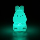 Rabalux 76043 LED Tischlampe Lightimals | 0,1W integrierte LED-Quelle | mit Schalter | rgb - farbig | weiß