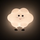 Rabalux 76045 LED Tischlampe Dreamies | 3W integrierte LED-Quelle | 40lm | 3000K | mit Schalter | rgb - farbig | weiß