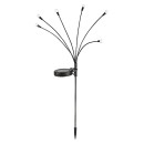 Rabalux 77043 LED solar Außenwandleuchte Tavira | 0,1W integrierte LED-Quelle | 3lm | 3000K | schwarz
