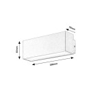 Rabalux 98077076 LED Außenwandleuchte Mataro  | 10W integrierte LED-Quelle | 970lm | 4000K