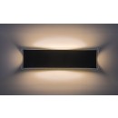 Rabalux 77077 LED Außenwandleuchte Pemba | 18W integrierte LED-Quelle | 1300lm | 3000K | schwarz