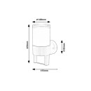 Rabalux 98077130 LED Außenwandleuchte Leitha  | 12W integrierte LED-Quelle | 740lm | 3000K