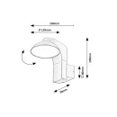 Rabalux 98077148 LED Außenwandleuchte Wengen  | 12W integrierte LED-Quelle | 790lm | 3000K