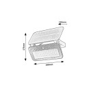 Rabalux 98077160 LED solar Strahler Tarcal  | 8W integrierte LED-Quelle | 1200lm | 3000+4000+6500K