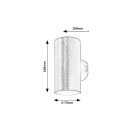 Rabalux 98077162 LED Außenwandleuchte Urfa  | 18W integrierte LED-Quelle | 1800lm | 2700+4000K