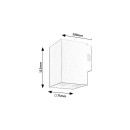 Rabalux 98077163 LED Außenwandleuchte Urfa  | 9W integrierte LED-Quelle | 900lm | 2700+4000K