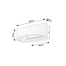 Rabalux 77180 LED Außenwandleuchte Gerla | 9W integrierte LED-Quelle | 400lm | 3000K | braun