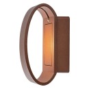 Rabalux 77180 LED Außenwandleuchte Gerla | 9W integrierte LED-Quelle | 400lm | 3000K | braun