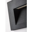 Rabalux 77190 LED Außenwandleuchte Kavala | 6W integrierte LED-Quelle | 250lm | 3000/4000/6000K | schwarz