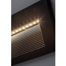 Rabalux 77190 LED Außenwandleuchte Kavala | 6W integrierte LED-Quelle | 250lm | 3000/4000/6000K | schwarz