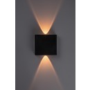 Rabalux 77191 LED Außenwandleuchte Portel | 2W integrierte LED-Quelle | 160lm | 2700/4000K | schwarz
