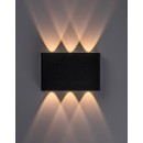 Rabalux 77192 LED Außenwandleuchte Portel | 5W integrierte LED-Quelle | 450lm | 2700/4000K | schwarz