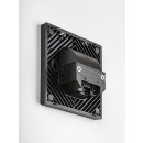 Rabalux 77195 LED Außenwandleuchte Lunca | 1W integrierte LED-Quelle | 15lm | 3000/4500/6500K | schwarz