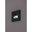 Rabalux 77197 LED Außenwandleuchte Lunca | 1W integrierte LED-Quelle | 15lm | 3000/4500/6500K | Bewegungssensor | schwarz