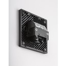 Rabalux 77197 LED Außenwandleuchte Lunca | 1W integrierte LED-Quelle | 15lm | 3000/4500/6500K | Bewegungssensor | schwarz