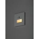 Rabalux 77198 LED Außenwandleuchte Lunca | 1W integrierte LED-Quelle | 50lm | 3000/4500/6500K | Bewegungssensor | weiß
