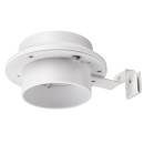 Rabalux 77205 LED solar Außenwandleuchte Montoro | 0,1W integrierte LED-Quelle | 3lm | 3000K | weiß