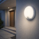 Rabalux 77214 LED Außenwandleuchte Lonato | 18W integrierte LED-Quelle | 1730lm | 4000K | Bewegungssensor | weiß