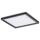 Rabalux 7775 LED-Außendeckenleuchte Inverness 1x15W | 1190lm | 2700-6500K | IP44 - Fernbedienung, dimmbar, Nachtmodus, WLAN, Timer, schwarz