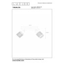 Lucide L219290230 Spot-Deckenleuchte TAGALOG E27