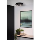 Lucide 79181/13/30 Deckenleuchte Fenster 3x3w | Gu10 - schwarz, Glas, dimmbar