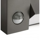 Philips 16943/93/16 Außenwandleuchte mit Bewegungssensor Border 1x23W | || E27 IP44